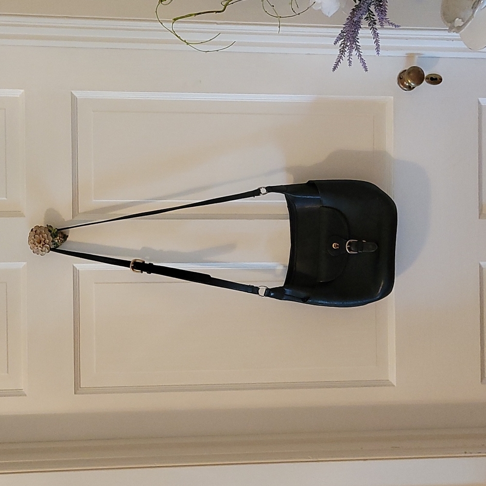 Vintage Etienne Aigner Black Leather Bag